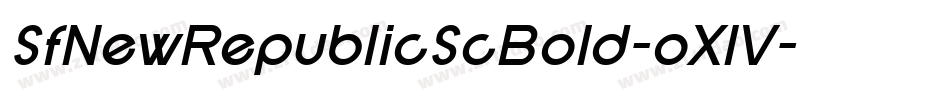 SfNewRepublicScBold-oX1V字体转换 SfNewRepublicScBold-oX1V字体转换