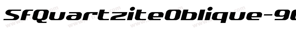 SfQuartziteOblique-96zn字体转换