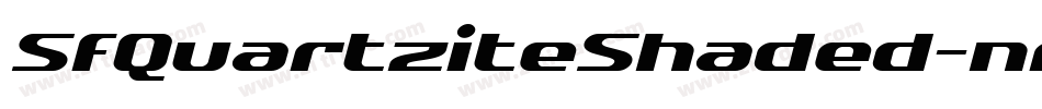 SfQuartziteShaded-nrY0字体转换