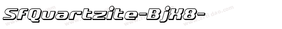SfQuartzite-BjX8字体转换
