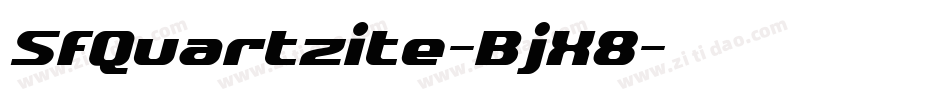 SfQuartzite-BjX8字体转换