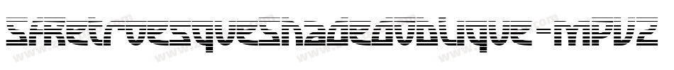 SfRetroesqueShadedOblique-mPV2字体转换 SfRetroesqueShadedOblique-mPV2字体转换