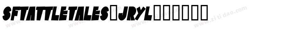 SfTattleTales-jRYl字体转换