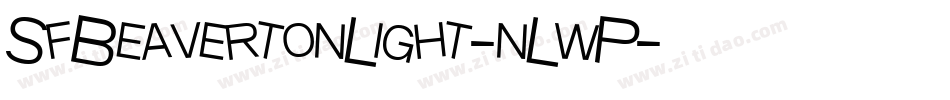 SfBeavertonLight-nLwP字体转换 SfBeavertonLight-nLwP字体转换