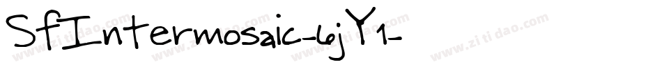SfIntermosaic-6jY1字体转换 SfIntermosaic-6jY1字体转换