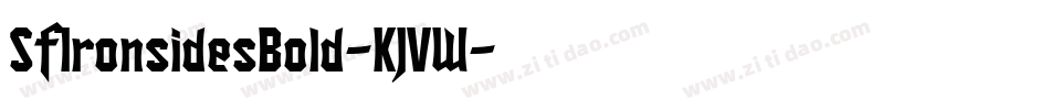 SfIronsidesBold-KJVW字体转换 SfIronsidesBold-KJVW字体转换