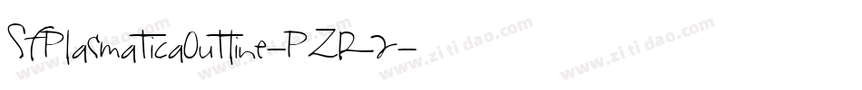 SfPlasmaticaOutline-PZR2字体转换
