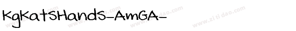 KgKatsHands-AmGA字体转换