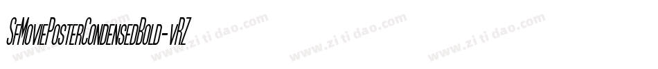 SfMoviePosterCondensedBold-vRZD字体转换 SfMoviePosterCondensedBold-vRZD字体转换