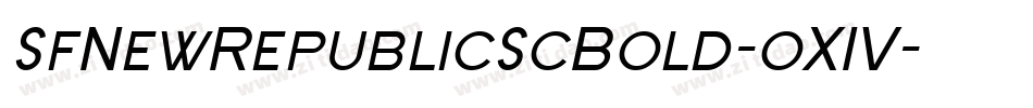 SfNewRepublicScBold-oX1V字体转换 SfNewRepublicScBold-oX1V字体转换