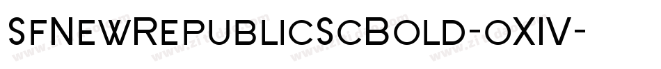 SfNewRepublicScBold-oX1V字体转换 SfNewRepublicScBold-oX1V字体转换