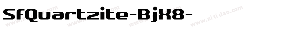 SfQuartzite-BjX8字体转换