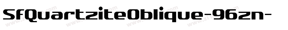 SfQuartziteOblique-96zn字体转换
