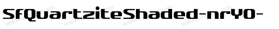 SfQuartziteShaded-nrY0字体转换
