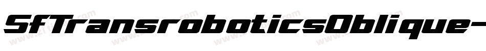 SfTransroboticsOblique-44dl字体转换 SfTransroboticsOblique-44dl字体转换