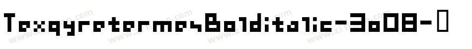 TexgyretermesBolditalic-3o08字体转换