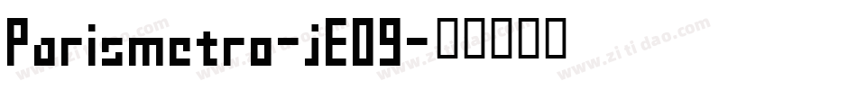 Parismetro-jE09字体转换