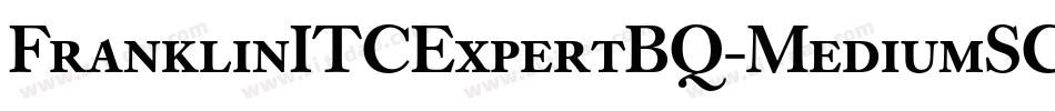 FranklinITCExpertBQ-MediumSC字体转换