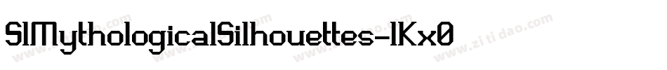 SlMythologicalSilhouettes-lKx0字体转换