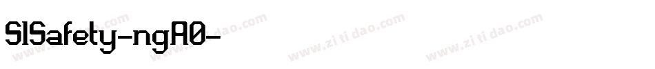 SlSafety-ngA0字体转换