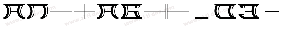 Alphabet_03字体转换
