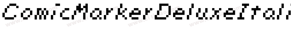 ComicMarkerDeluxeItalic-V9EV字体转换