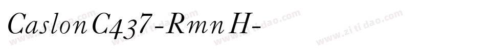 CaslonC437-RmnH字体转换