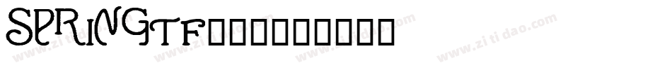 SPRINGTF生成器字体转换