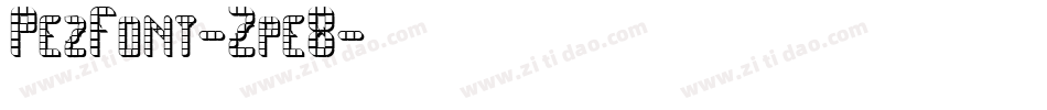 PezFont-Zpe8字体转换