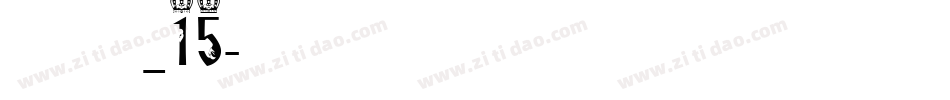 Tallys_15字体转换