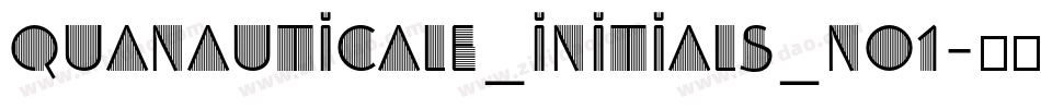 QuaNauticale_Initials_No1字体转换