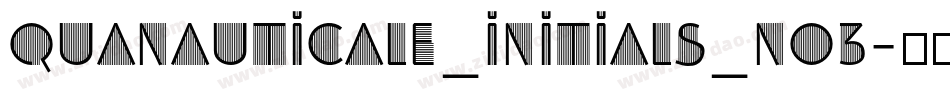 QuaNauticale_Initials_No3字体转换