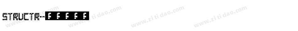 STRUCTR字体转换