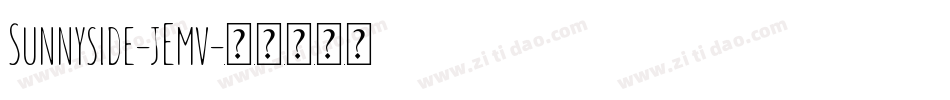 Sunnyside-jEmv字体转换