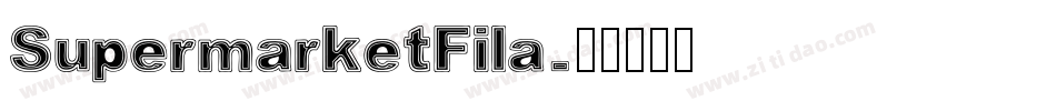 SupermarketFila字体转换