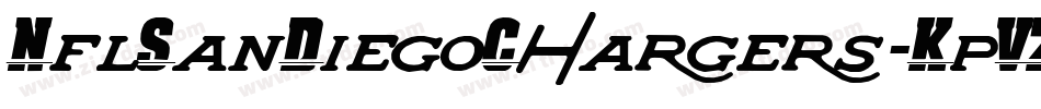NflSanDiegoChargers-KpVZ字体转换