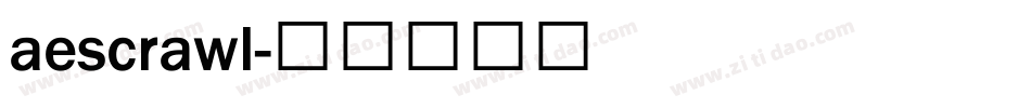 aescrawl字体转换