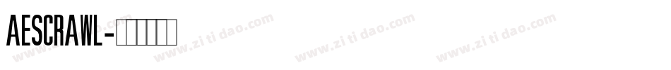 aescrawl字体转换