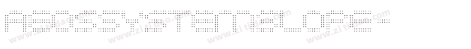 AeosSystemSlope字体转换