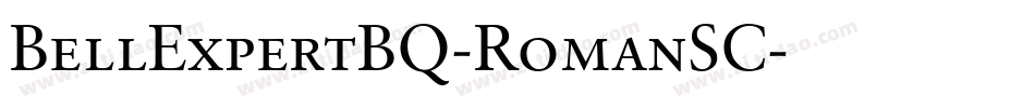 BellExpertBQ-RomanSC字体转换