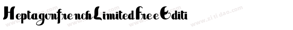 HeptagonfrenchLimitedFreeEdition-qxWr字体转换