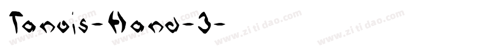 Tanvis-Hand-3字体转换