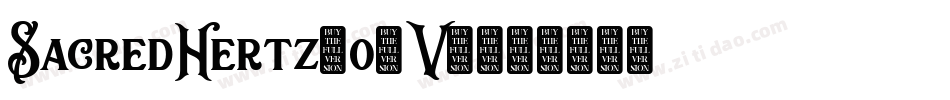 SacredHertz-o5V4字体转换