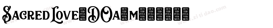 SacredLove-DOa8m字体转换