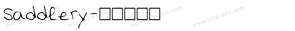Saddlery字体转换