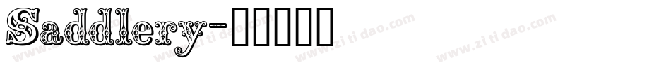Saddlery字体转换