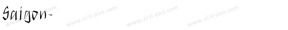 Saigon字体转换