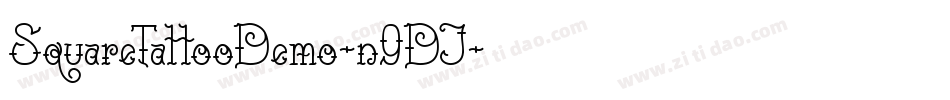 SquareTattooDemo-n9DJ字体转换