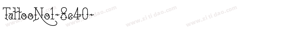 TattooNo1-8e40字体转换