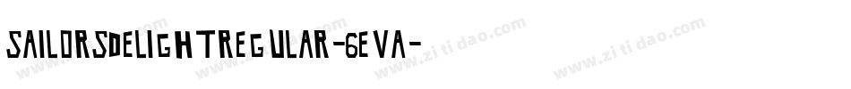 SailorsDelightRegular-6EVA字体转换